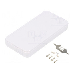 Carcasă Universală ABS Albă IP40 45x90x12mm | Electronic-mag.ro | Componente Electronice