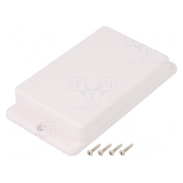 Carcasă Universală ABS Albă 70.6mm x 105mm x 20.5mm | Electronic-mag.ro | Componente Electronice