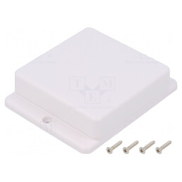 Carcasă Universală Albă TWF ABS 80x80.6x23.5mm | Electronic-mag.ro | Componente Electronice