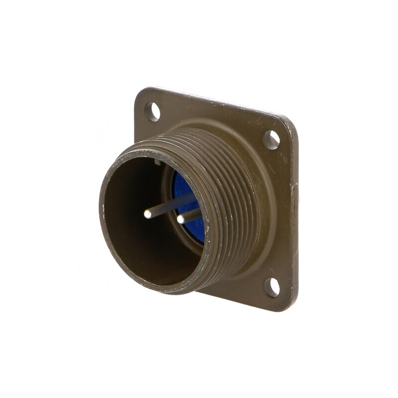 Conector Circular Aluminiu 16S Oliv | Electronic-mag.ro | Componente Electronice
