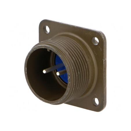 Conector Circular Aluminiu 16S Oliv | Electronic-mag.ro | Componente Electronice