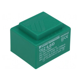 Transformator Încapsulat 6VA 230V 12V PCB | Electronic-mag.ro | Componente Electronice
