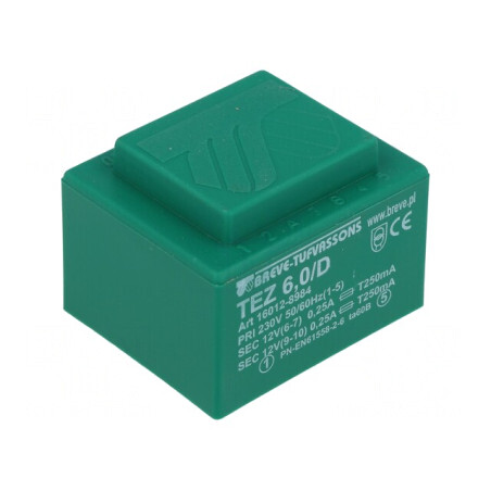 Transformator Încapsulat 6VA 230V 12V PCB | Electronic-mag.ro | Componente Electronice