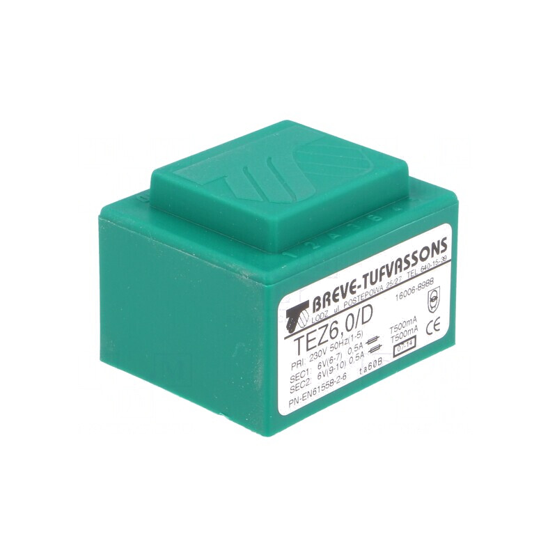 Transformator încapsulat 6VA 230V 6V PCB | Electronic-mag.ro | Componente Electronice Transformator încapsulat 6VA 230V 6V PCB | Electronic-mag.ro | Componente Electronice
