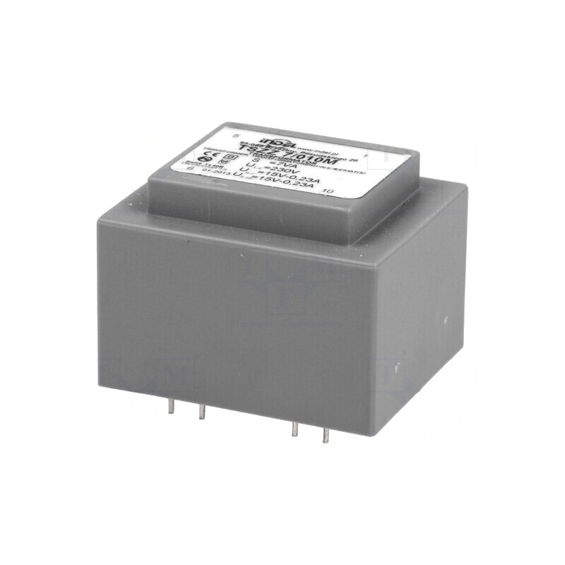 Transformator Încapsulat 7VA 230VAC 15V 15V PCB | Electronic-mag.ro | Componente Electronice