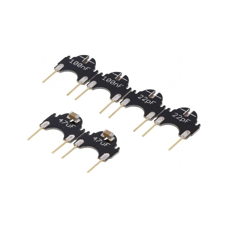 Set Condensatoare Kit 100nF 22pF 47uF Șir Pini | Electronic-mag.ro | Componente Electronice
