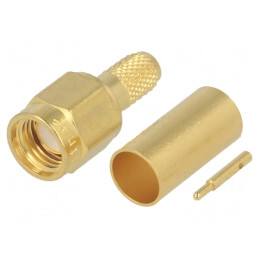 Mufă SMA Tată Drept 50Ω pentru Cablu RG142/RG223 | Electronic-mag.ro | Componente Electronice