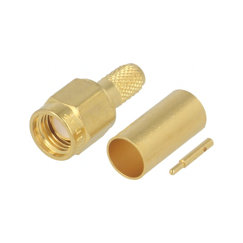 Mufă SMA Tată Drept 50Ω pentru Cablu RG142/RG223 | Electronic-mag.ro | Componente Electronice