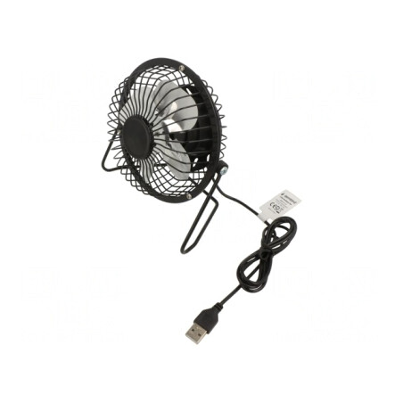 Ventilator USB Negru 1m | Electronic-mag.ro | Componente Electronice