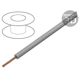 Cablu Silivolt 1x2,5mm2 Silicon Gri 100m | Electronic-mag.ro | Componente Electronice