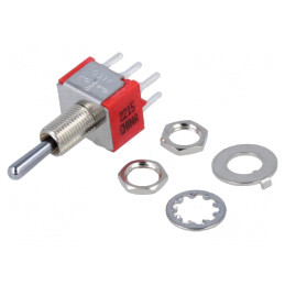 Comutator Basculant DP3T 2A 250VAC | Electronic-mag.ro | Componente Electronice
