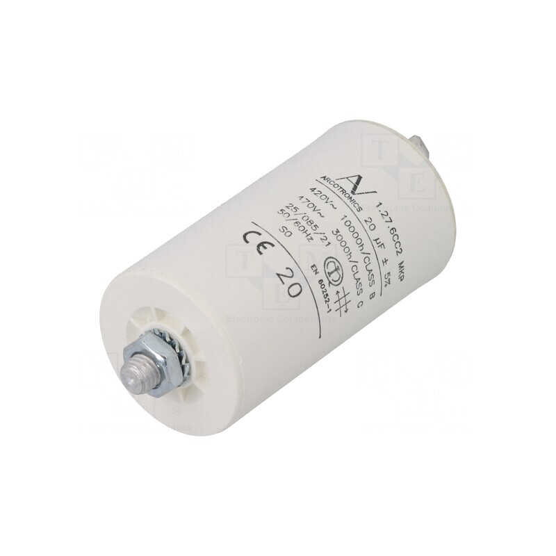 Condensator Motor 20uF 420VAC | Electronic-mag.ro | Componente Electronice