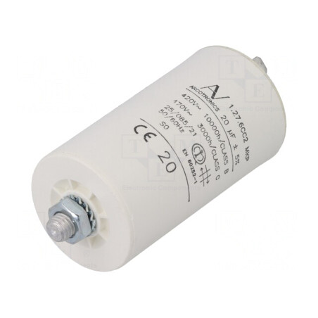 Condensator Motor 20uF 420VAC | Electronic-mag.ro | Componente Electronice