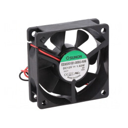 Ventilator DC Axial 12V 60x60x20mm