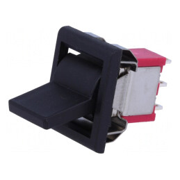 Comutator Bascule ON-OFF-ON 5A 125VAC/28VDC Negru | Electronic-mag.ro | Componente Electronice
