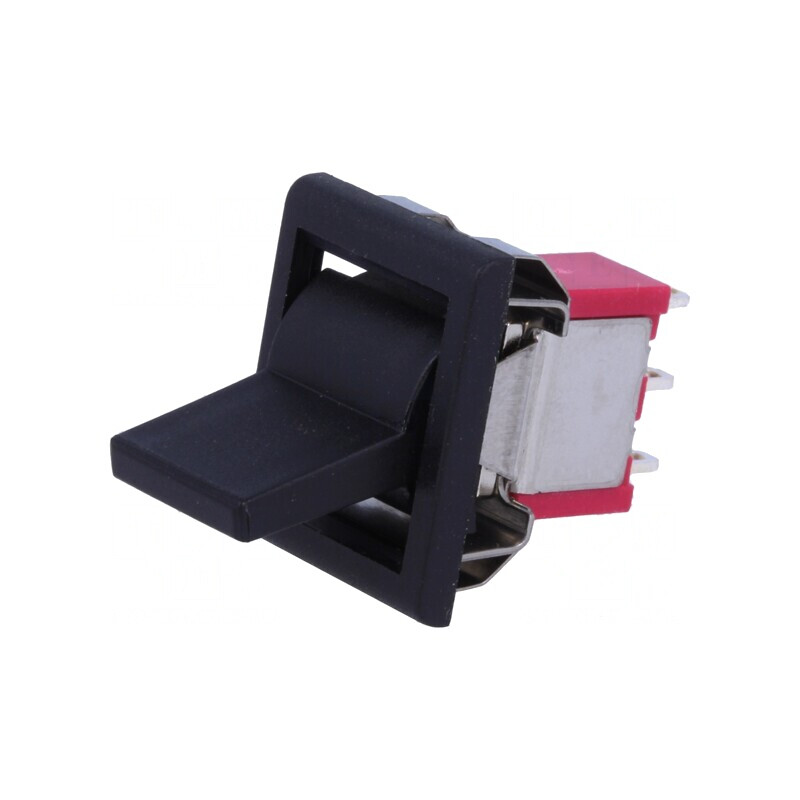 Comutator Bascule ON-OFF-ON 5A 125VAC/28VDC Negru | Electronic-mag.ro | Componente Electronice