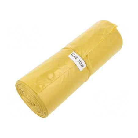 Saci gunoi galben 160L 20 buc. | Electronic-mag.ro | Componente Electronice
