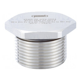 Capac de Protecție Alamă IP68 Nichel M12 1.5 | Electronic-mag.ro | Componente Electronice