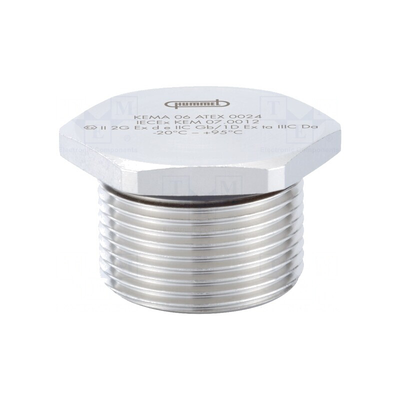 Capac de Protecție Alamă IP68 Nichel M12 1.5 | Electronic-mag.ro | Componente Electronice