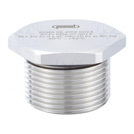 Capac de Protecție Alamă IP68 Nichel M12 1.5 | Electronic-mag.ro | Componente Electronice