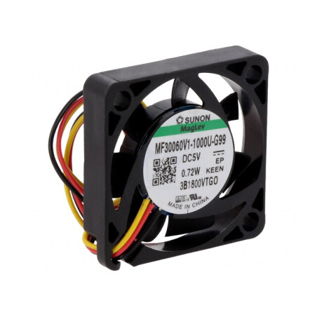 Ventilator DC Axial 5V 30x30x6mm 8,28m3/h 23,6dBA | Electronic-mag.ro | Componente Electronice