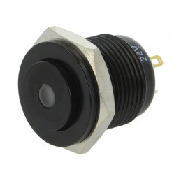 Comutator Anti-vandalism Galben IP65 2A 36VDC | Electronic-mag.ro | Componente Electronice