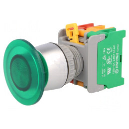 Comutator de Apăsare 22mm 1NC 1NO | Electronic-mag.ro | Componente Electronice