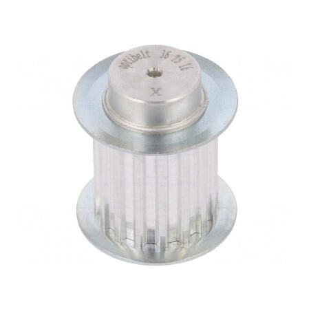 Roată de curea T5 aluminiu 25mm | Electronic-mag.ro | Componente Electronice