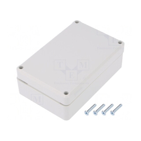 Carcasă Universală cu Bucşă din Alamă 80x120x41mm | Electronic-mag.ro | Componente Electronice