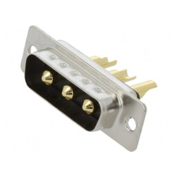 Mufă D-Sub 3 PIN pentru cablu lipire 240V | Electronic-mag.ro | Componente Electronice