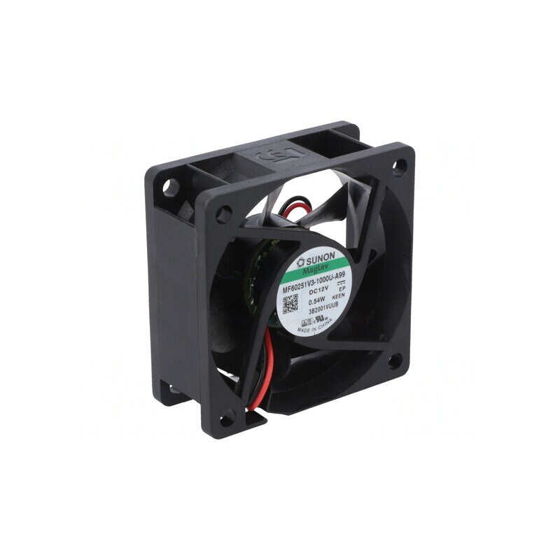 Ventilator DC axial 12V 60x60x25mm 27.18m3/h 16.7dBA Vapo | Electronic-mag.ro | Componente Electronice
