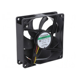 Ventilator DC Axial 12V 92mm 67m3/h 28dBA | Electronic-mag.ro | Componente Electronice