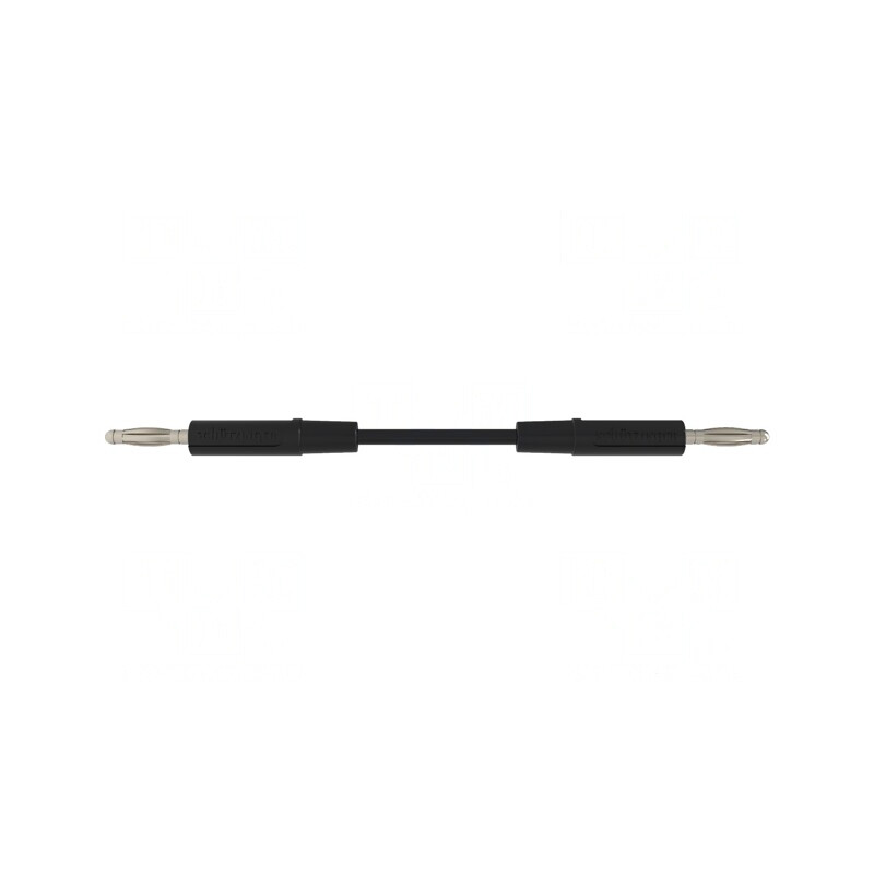 Cablu de măsurare neizolat 70VDC 33VAC 10A 0,25m negru | Electronic-mag.ro | Componente Electronice