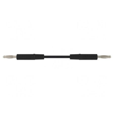 Cablu de măsurare neizolat 70VDC 33VAC 10A 0,25m negru | Electronic-mag.ro | Componente Electronice