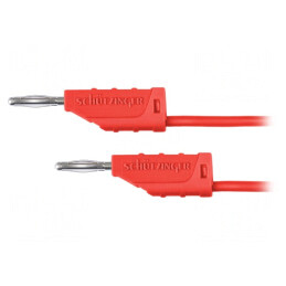 Cablu de măsurare 1m 70VDC 33VAC 10A roșu PVC | Electronic-mag.ro | Componente Electronice