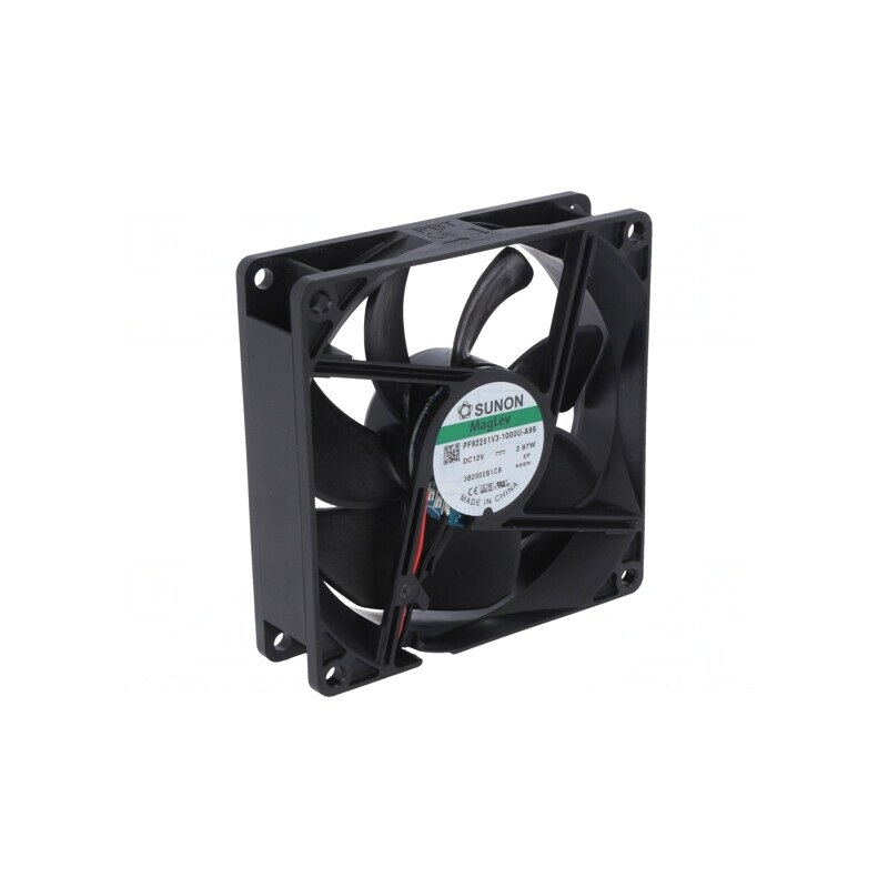 Ventilator axial 12VDC 92x92x25mm 110,4m3/h 41,6dBA | Electronic-mag.ro | Componente Electronice