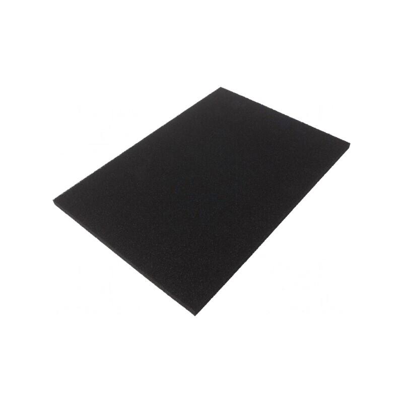 Burete Electroconductor ESD 345x245x10mm Negru | Electronic-mag.ro | Componente Electronice