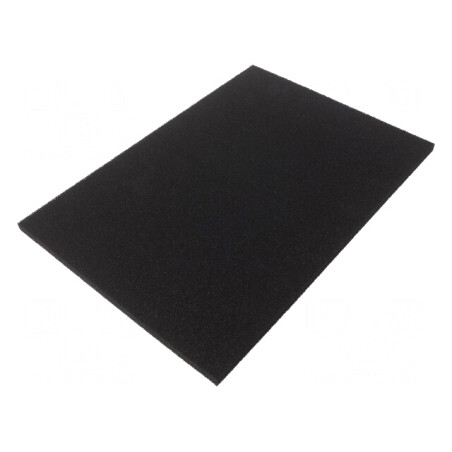 Burete Electroconductor ESD 345x245x10mm Negru | Electronic-mag.ro | Componente Electronice