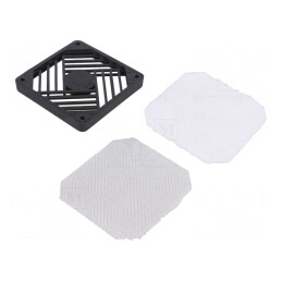 Grilaj de Protecție 92x92mm pentru Ventilatoare | Electronic-mag.ro | Componente Electronice