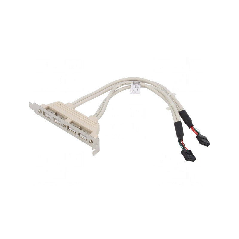 Adaptor Brățară USB 2.0 Nichelat 0.25m Bej | Electronic-mag.ro | Componente Electronice