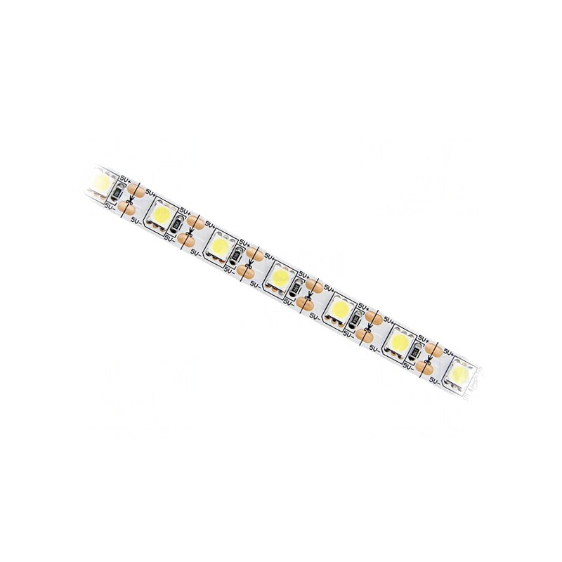 Bandă LED Alb Neutru 5050 5V 60LED/m 10mm IP20 | Electronic-mag.ro | Componente Electronice