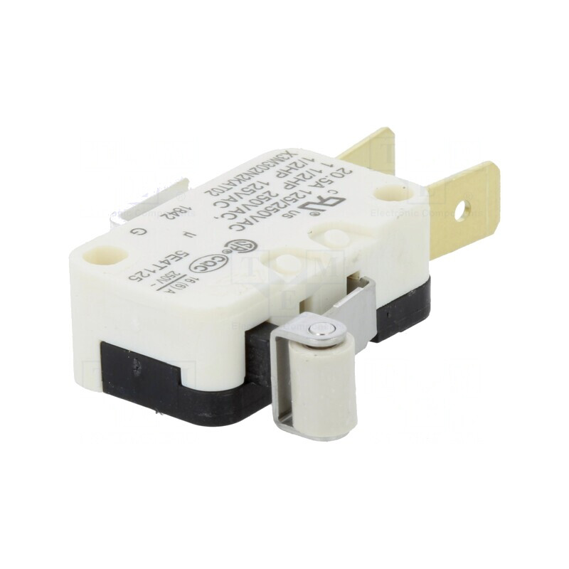 Microîntrerupător SNAP ACTION 6A 250VAC SPDT ON-(ON) | Electronic-mag.ro | Componente Electronice