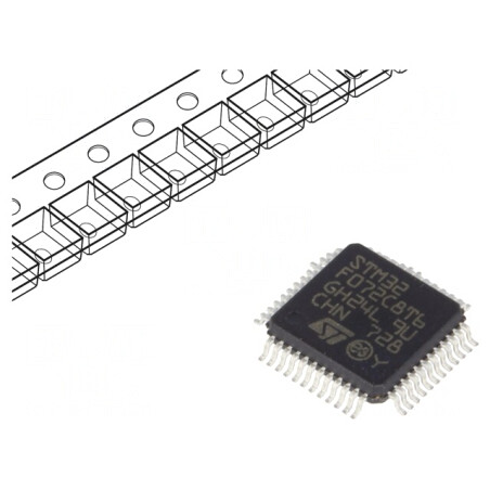 Microcontroler ARM 48MHz LQFP48 2-3.6VDC 16bit Timere 8 | Electronic-mag.ro | Componente Electronice