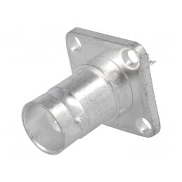 Soclu BNC Mamă 50Ω PTFE Argintat Lipire | Electronic-mag.ro | Componente Electronice