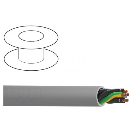 Cablu MACHFLEX 350YY 10G1,5mm2 neecranat 100m | Electronic-mag.ro | Componente Electronice