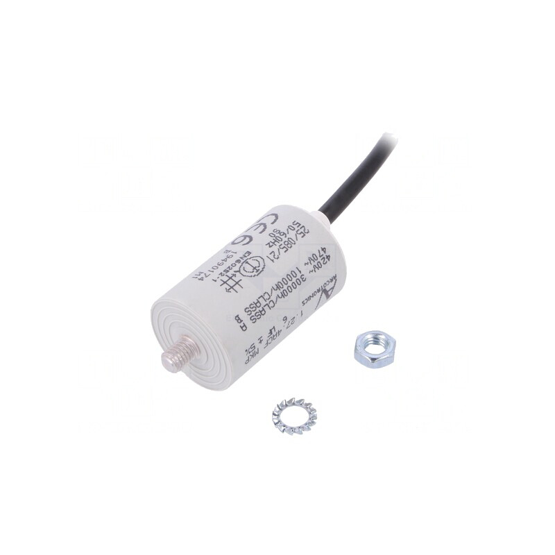 Condensator pentru Motoare 6uF 470VAC | Electronic-mag.ro | Componente Electronice