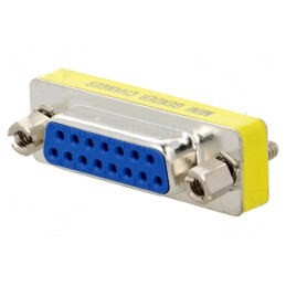 Adaptor D-Sub 15pin Tată-Mamă | Electronic-mag.ro | Componente Electronice