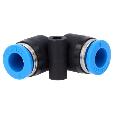 Racord Push-in 90° 6mm 0,95-6bar | Electronic-mag.ro | Componente Electronice