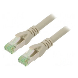 Cablul de rețea Cat 8.1 S/FTP LSZH 0,5m Gri | Electronic-mag.ro | Componente Electronice
