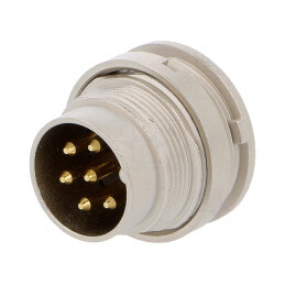 Soclu de Lipire M16 6-PIN 5A 250V IP40 | Electronic-mag.ro | Componente Electronice